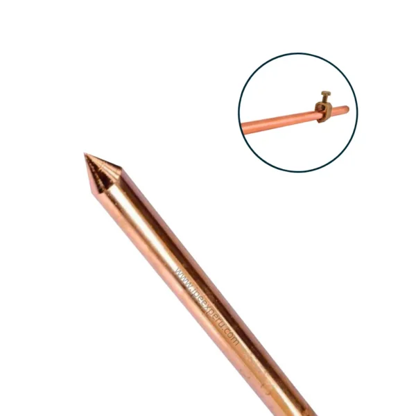 VARILLA DE COBRE 5/8´´ 19MM X 2.4MTS