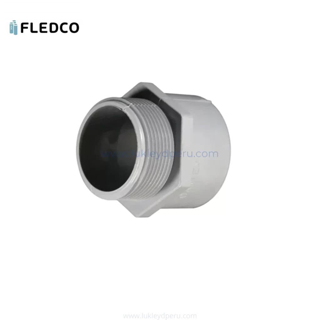 Conector Macho Conduit PVC SCH80