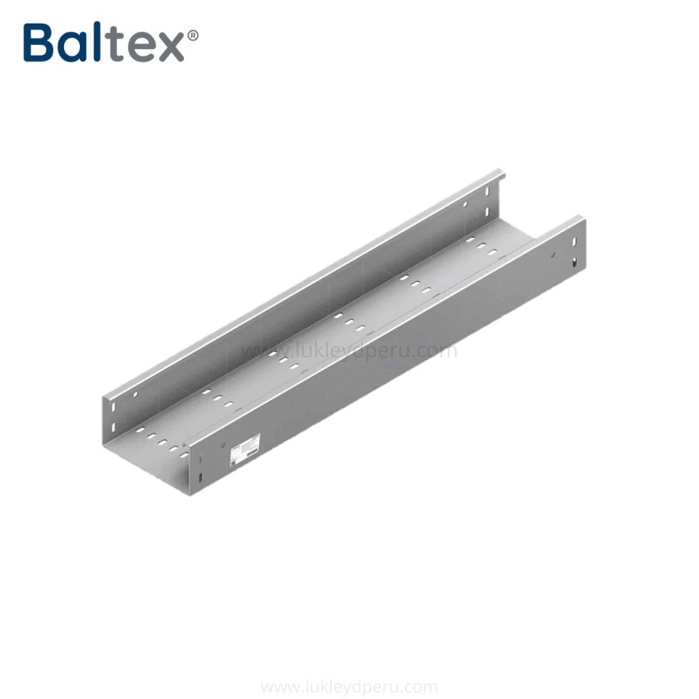 BANDEJA PORTACABLE TIPO PERFORADA F.G. 100X100X2400MM BALTEX