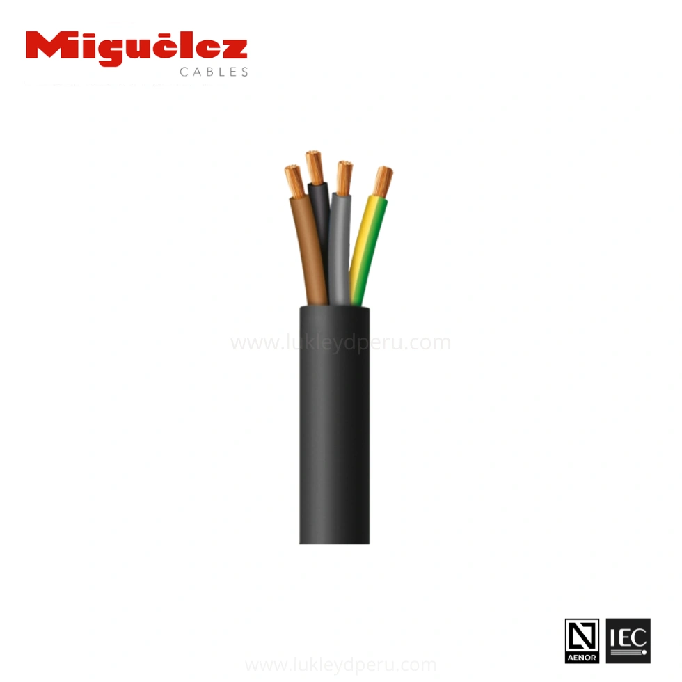 CABLE BARRYFLEX RV-K 4G1.5MM2 0.6/1KV XLPE/PVC MIGUELEZ
