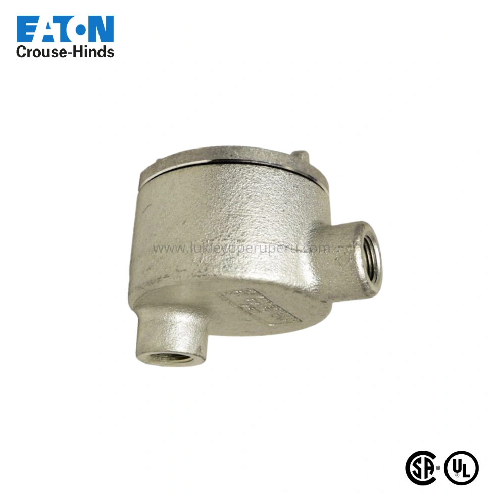 CAJA DE DERIVACIÓN REDONDA B 1/2" C/TAPA ROSCA SERIE GUAB CROUSE HINDS