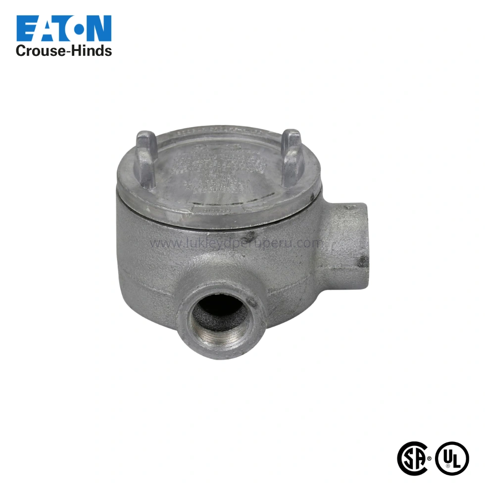 CAJA DE DERIVACIÓN REDONDA L 1/2" C/TAPA ROSCA SERIE GUAL CROUSE HINDS