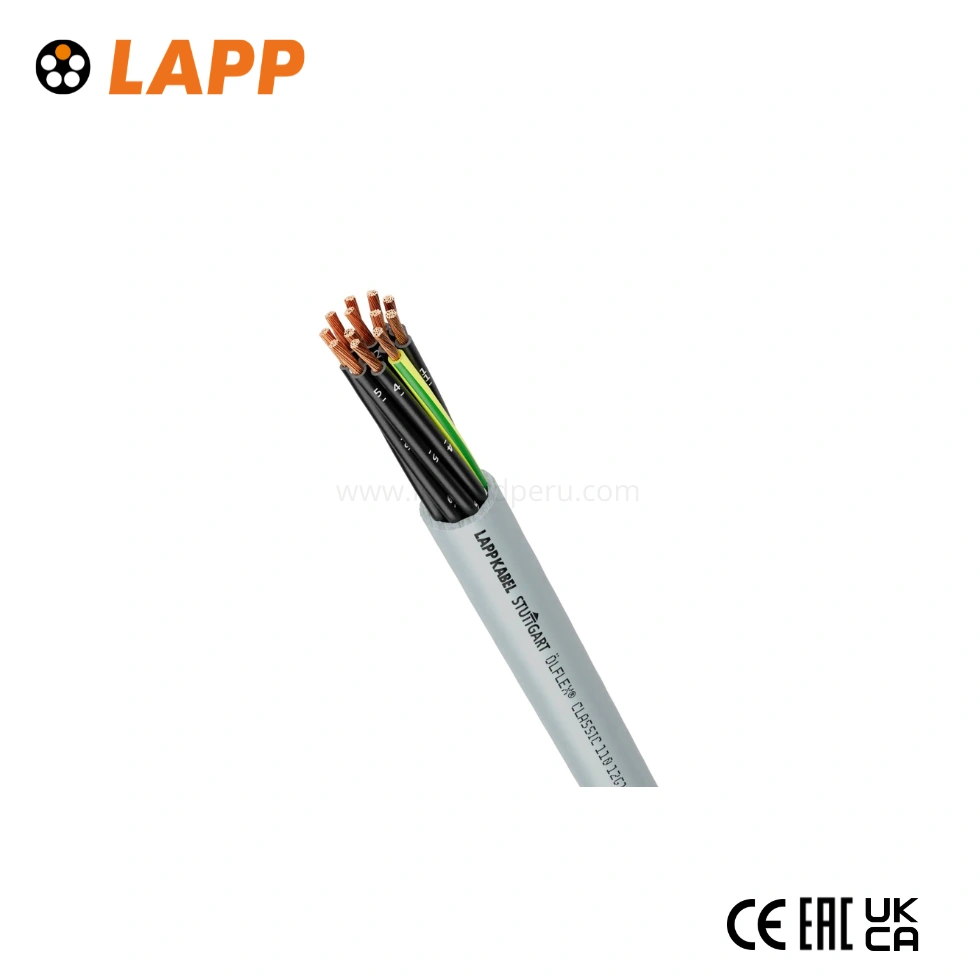 CABLE DE CONTROL 2X0.5MM2 OLFLEX CLASSIC 110 300/500V PVC GRIS LAPP