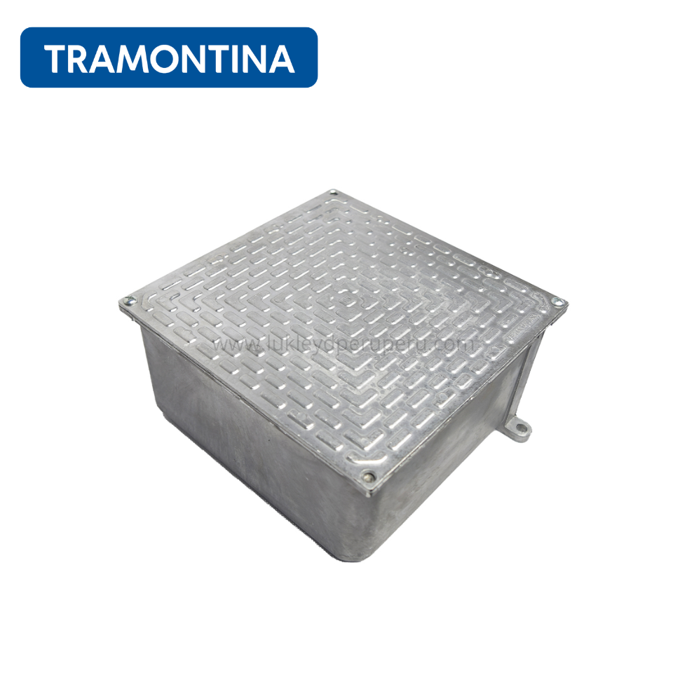 CAJA DE DERIVACIÓN ALUMINIO 100X100X60MM IP65 TRAMONTINA