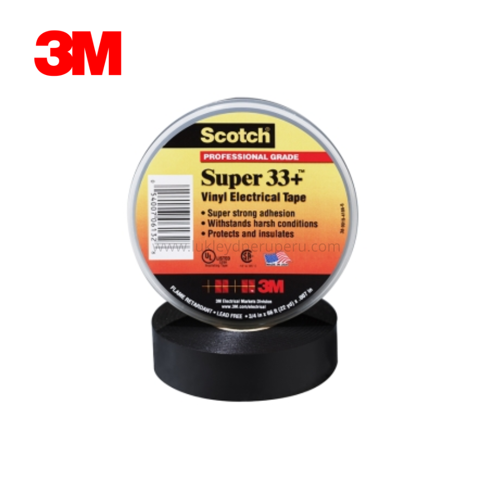 CINTA SCOTCH SUPER 33+ NEGRO