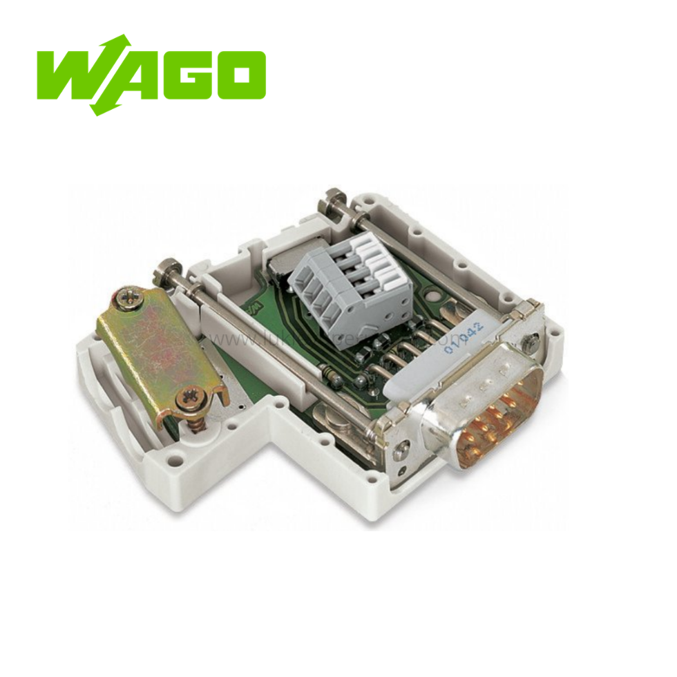 CONECTOR BUS DE CAMPO PROFIBUS C/CONECTOR D-SUB MACHO 9 POLOS - WAGO
