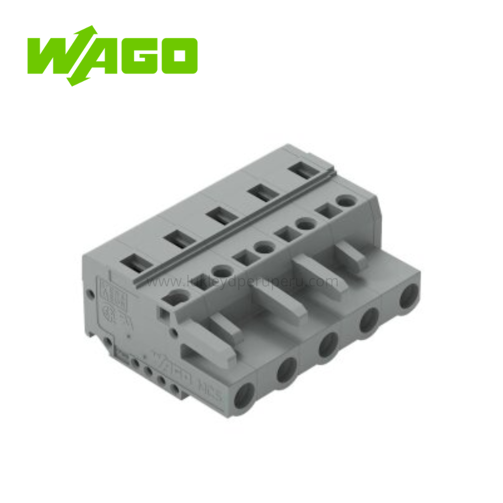 CONECTOR ENCHUFABLE HEMBRA 5 POLOS