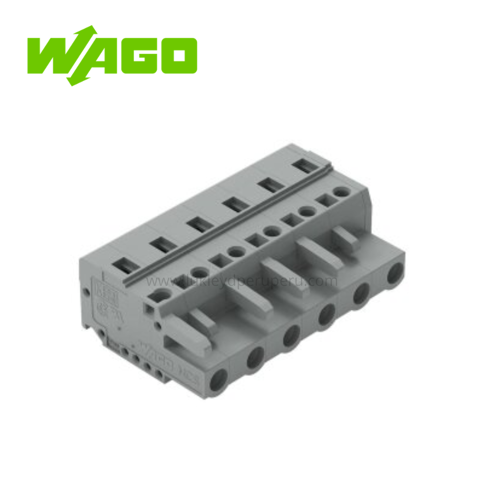 CONECTOR ENCHUFABLE HEMBRA 6 POLOS
