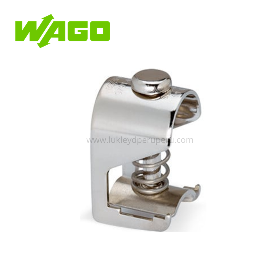 GRAPAS DE ATERRAMIENTO DIÁMETRO CONDUCTOR H=40MM ANCHO 10MM - WAGO