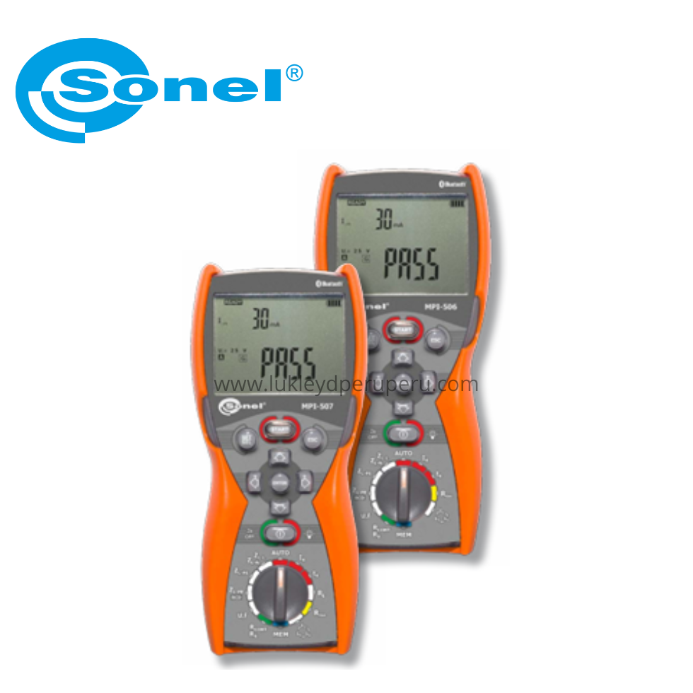 MEDIDOR MULTIFUNCION BASICO PARA INSTALACIONES ELECTRICAS IP67 - SONEL