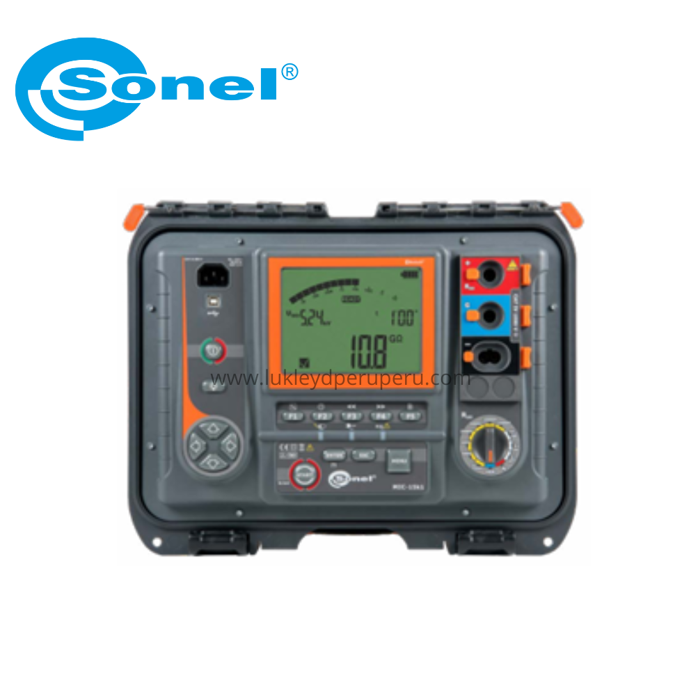 MEGOHMETRO DIGITAL 15kV/40TOhms, IP67, BLUETOOH - SONEL