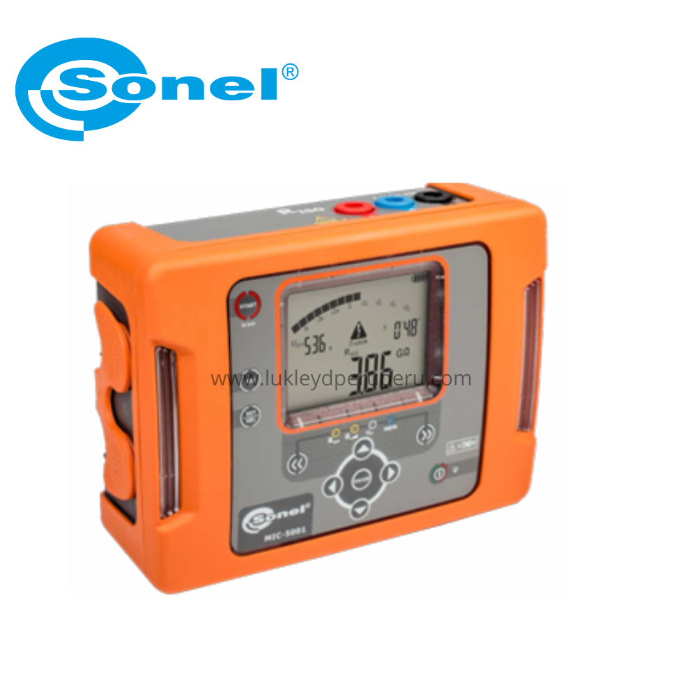 MEGOHMETRO DIGITAL 5KV/5TOHMS, IP65 - SONEL