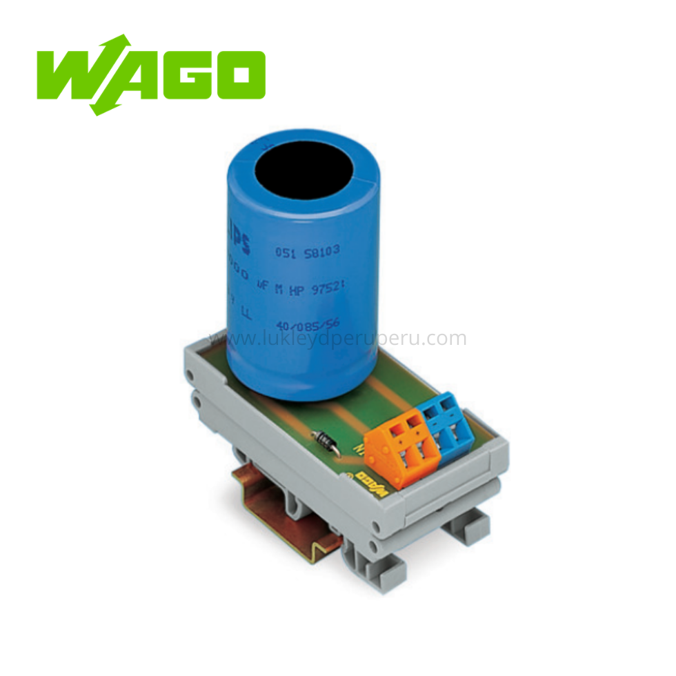 MODULO DE FILTRACION PARA ALIMENTACION DE CORRIENTES INESTABLE 24V DC WAGO