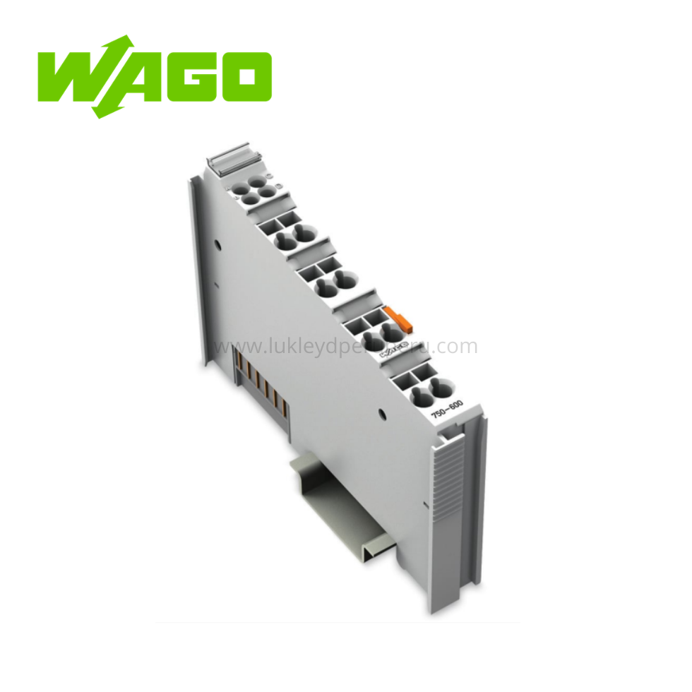 MODULO PLC FINAL RIEL DIN 35 GRIS CLARO - WAGO