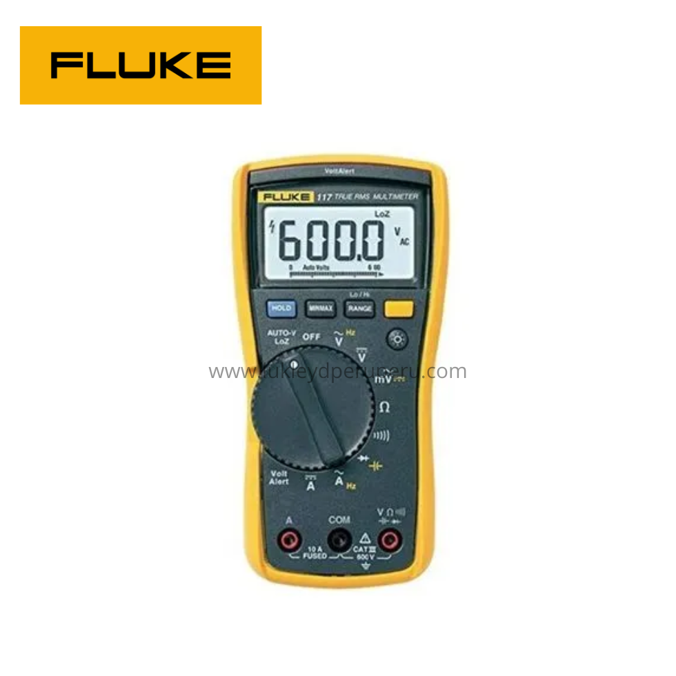MULTÍMETRO DIGITAL 600V AC/DC, 10A AC/DC, 40M - FLUKE