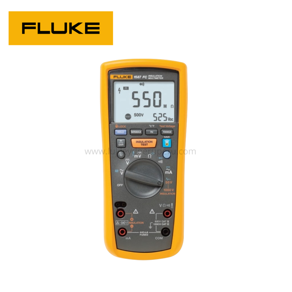MULTIMETRO DIGITAL DE AISLAMIENTO 1000V 10A CAT-III/IV - FLUKE