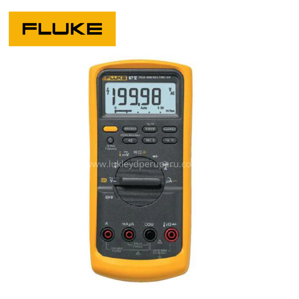 MULTIMETRO DIGITAL, 1000V AC/DC, 10A AC/DC - FLUKE
