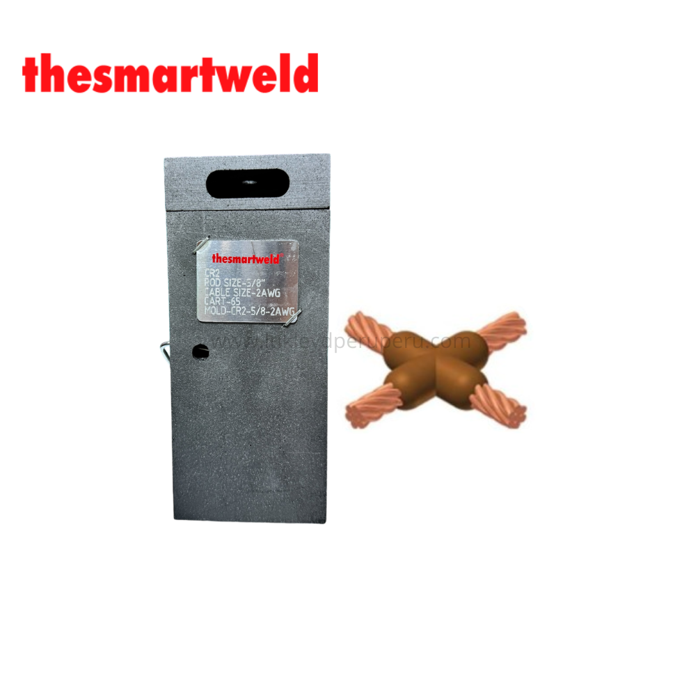 Molde de Grafito tipo CC4 4/0 - 4/0 - Thesmartweld