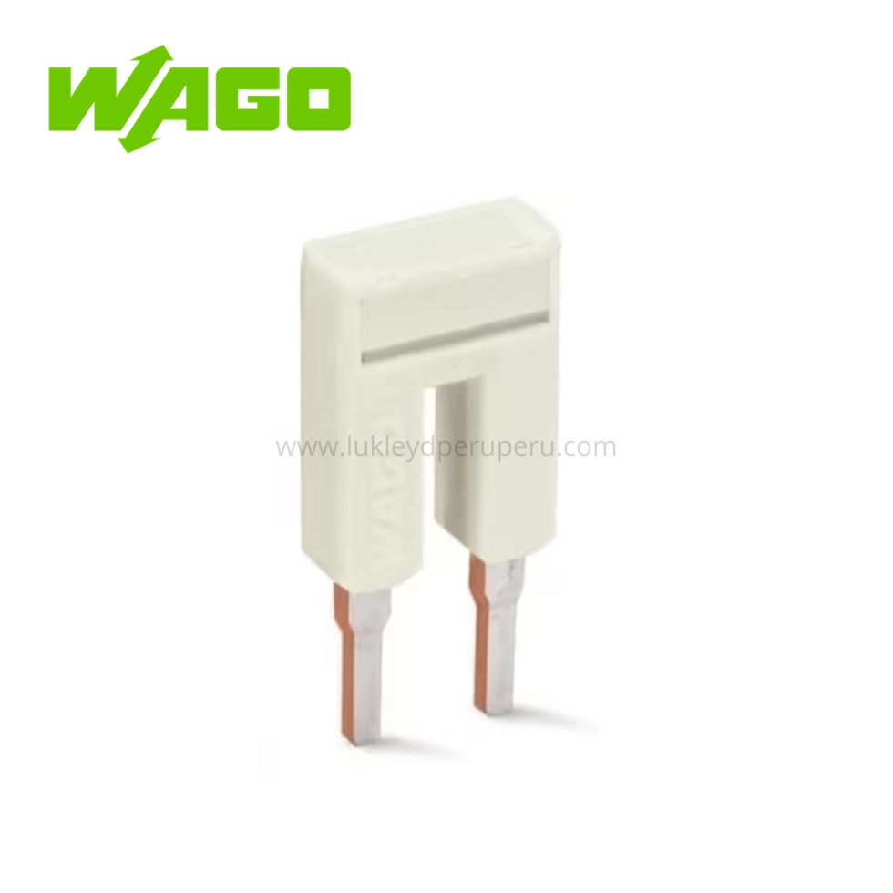 PEINE DE PUENTE 2 POLOS 76A 800V GRIS CLARO - WAGO