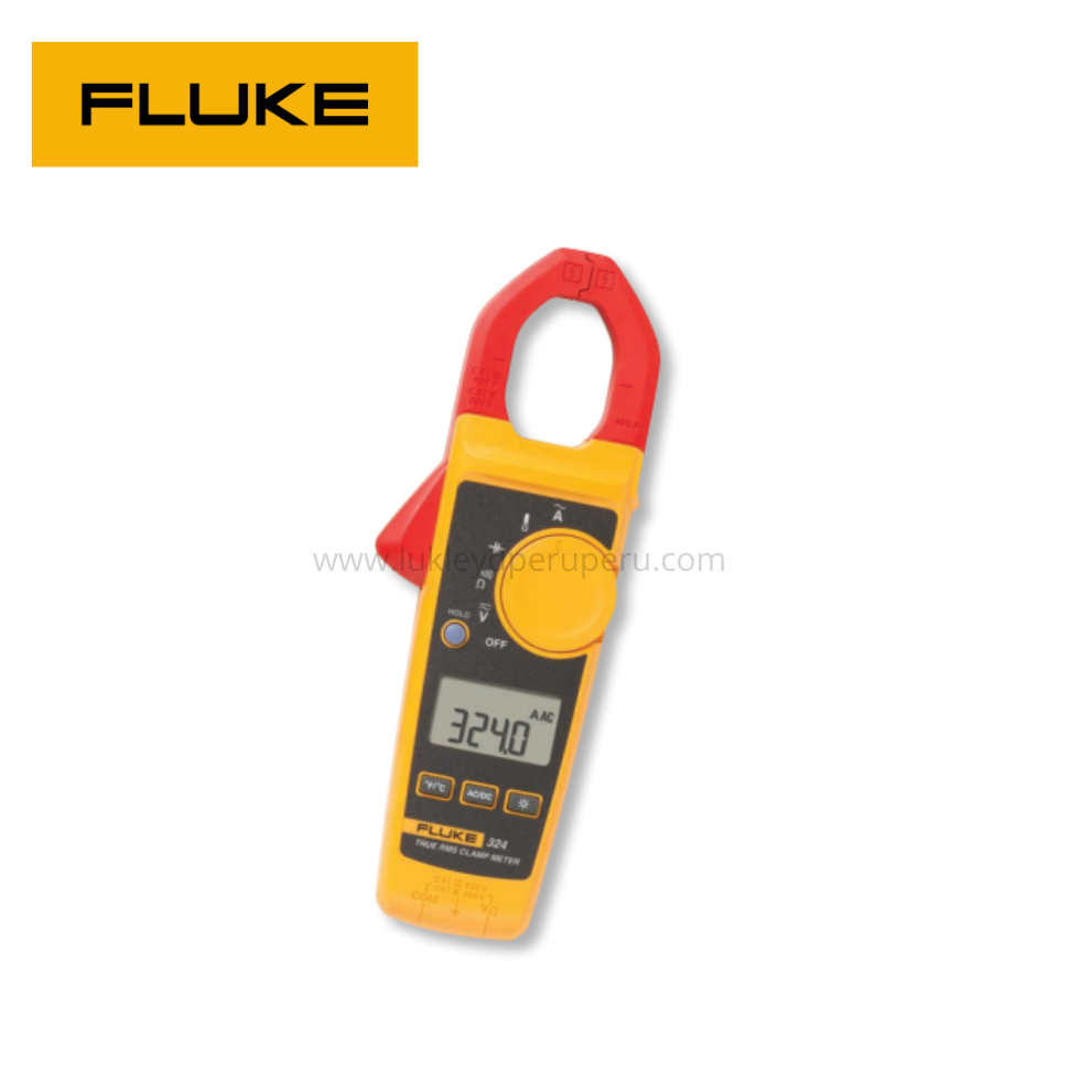 PINZA AMPERIMETRICA DIGITAL AC 600V 400A 4-400 OHMS - FLUKE