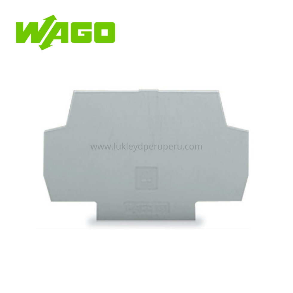 PLACA FINAL E INTERMEDIA 1MM ESPESOR GRIS - WAGO