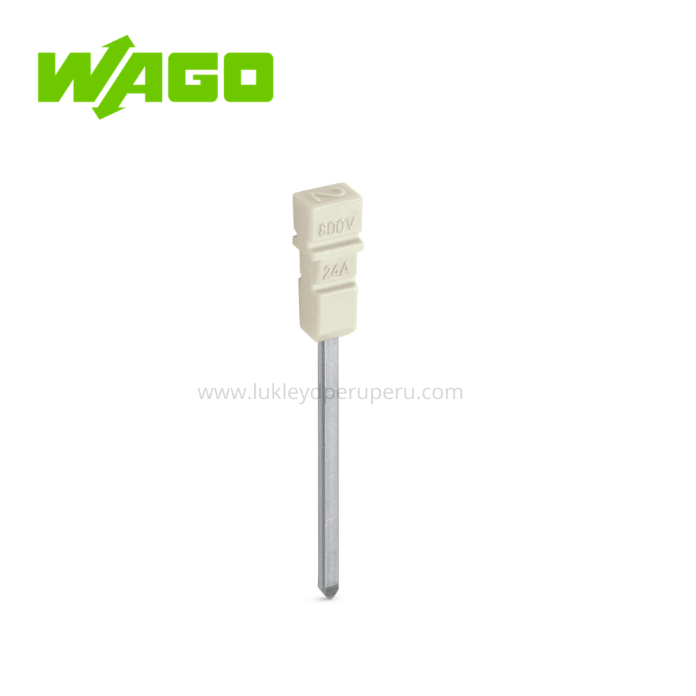 PUENTE VERTICAL AISLADO 24A 500V GRIS CLARO WAGO