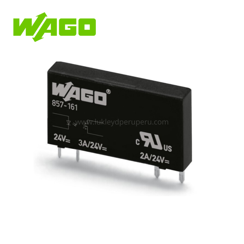 RELE ESTADO SOLIDO BASICO 24VDC RANGO DE VOLTAJE SALIDA 0-48VCC - WAGO