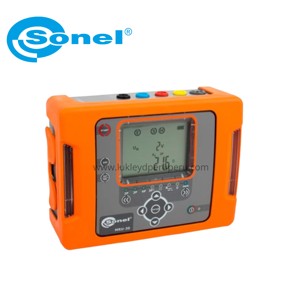 TELUROMETRO DIGITAL 0-20KOHM 100VAC IP65 CON ACCESORIOS - SONEL