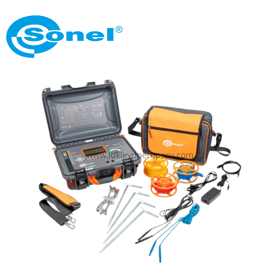 TELUROMETRO DIGITAL BLINDADO 0-20KOHM IP67 MEMORIA - SONEL
