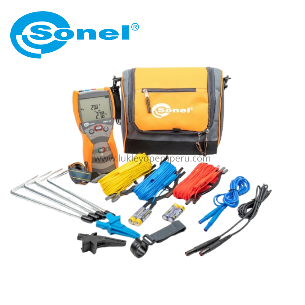 TELUROMETRO DIGITAL 0-20KOHM 100VAC IP67 - SONEL