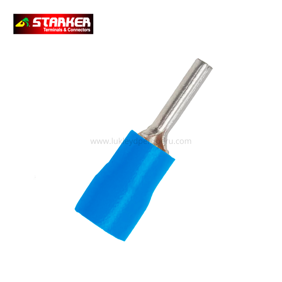 TERMINAL AISLADO TIPO PIN AZUL 5/32´´
