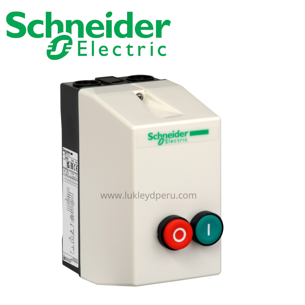 Arrancador directo compacto 25A, bobina de contactor: 220VAC s/rele, en caja IP65 SCHNEIDER ELECTRIC