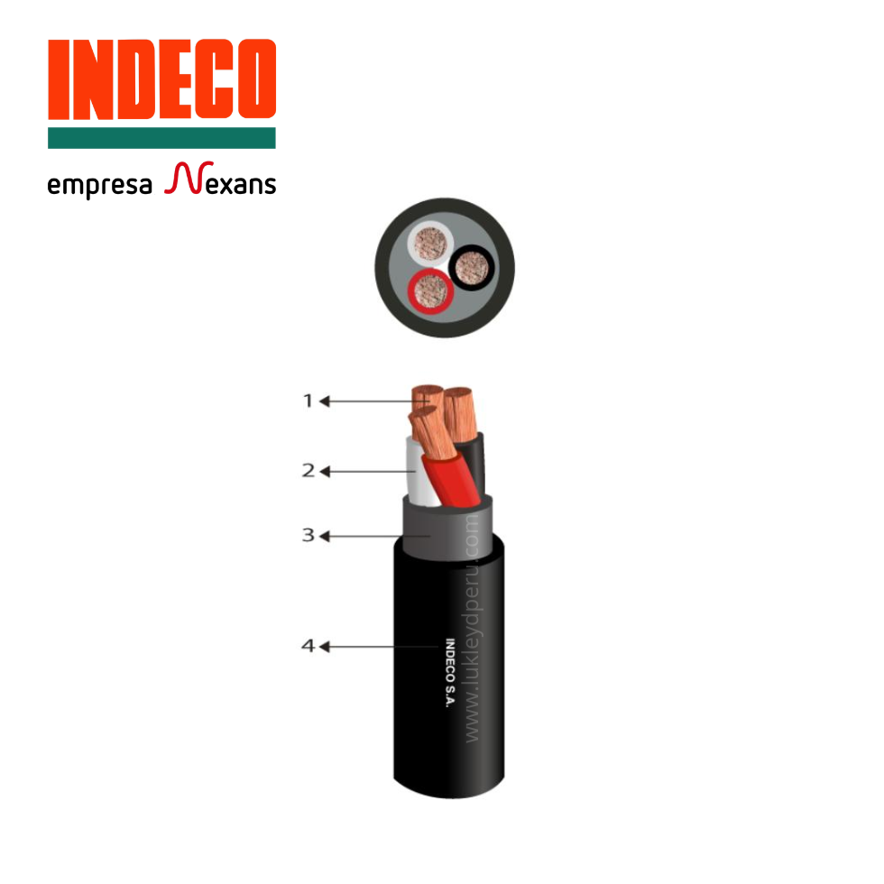 CABLE TTRF-70 NMT 3X12 AWG – INDECO