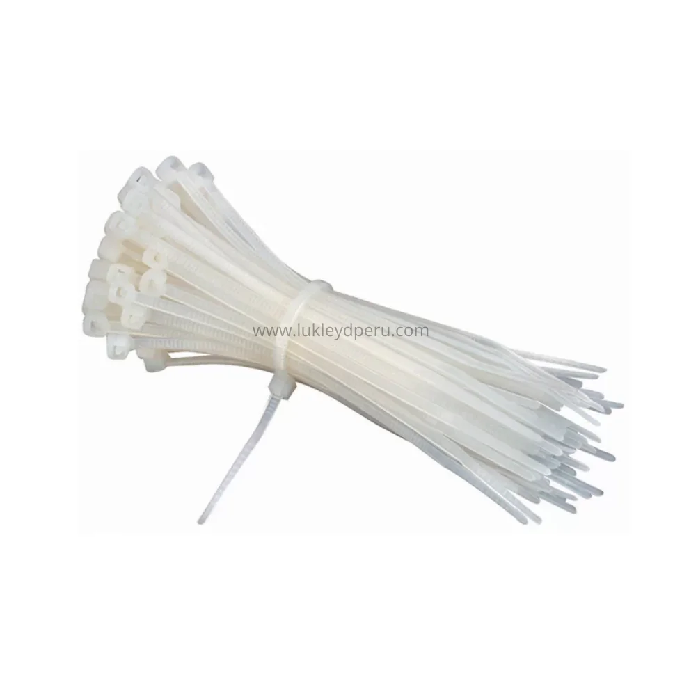Cintillo de Nylon 550x9mm Blanco (Bolsa 100 Pcs.)