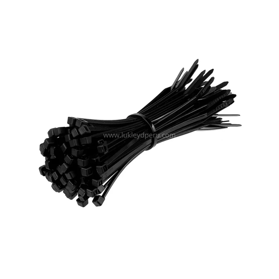 Cintillo de Nylon 550x9mm Negro (Bolsa 100 Pcs.)
