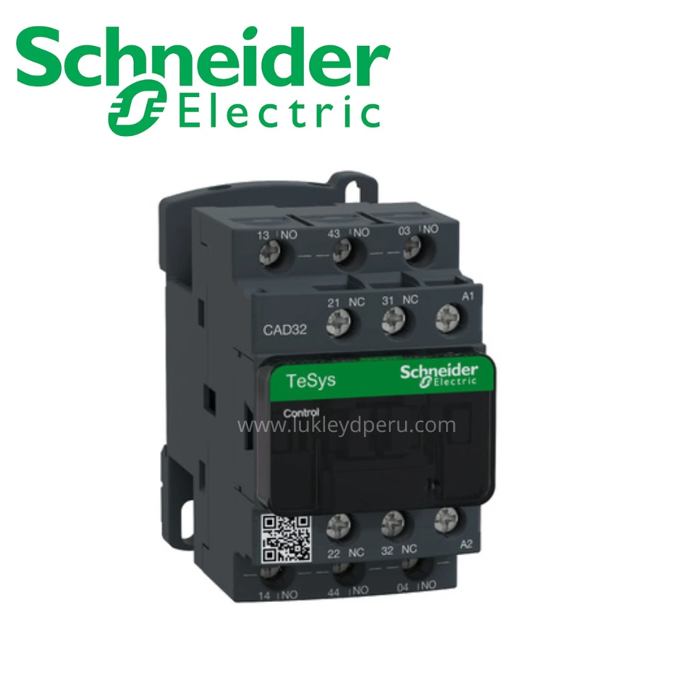 Contactor auxiliar 10A 3NA+2NC 220VAC SCHNEIDER ELECTRIC