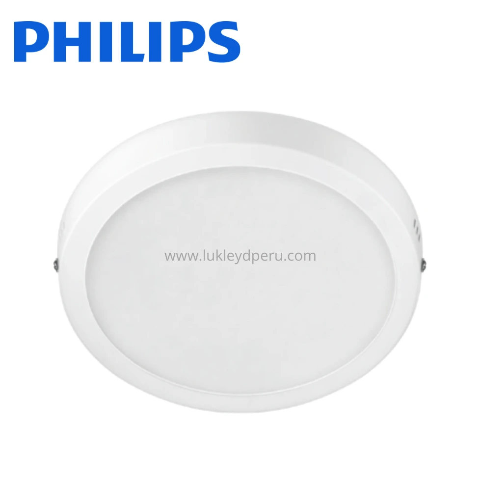 Downlight LED Dl252 G2 Sf Rd 900Lm 65K 12W para adosar - PHILIPS