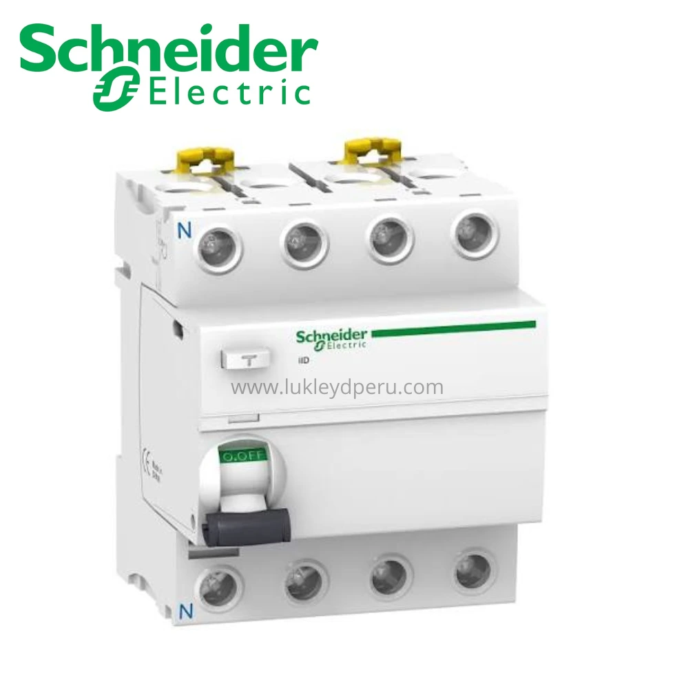 INTERRUPTOR DIFERENCIAL 4X63A ACTI 9 ILD SCHNEIDER ELECTRIC