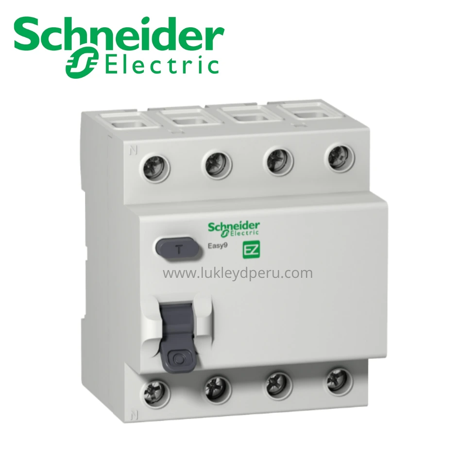 INTERRUPTOR DIFERENCIAL 4X63A EASY9 SCHNEIDER ELECTRIC