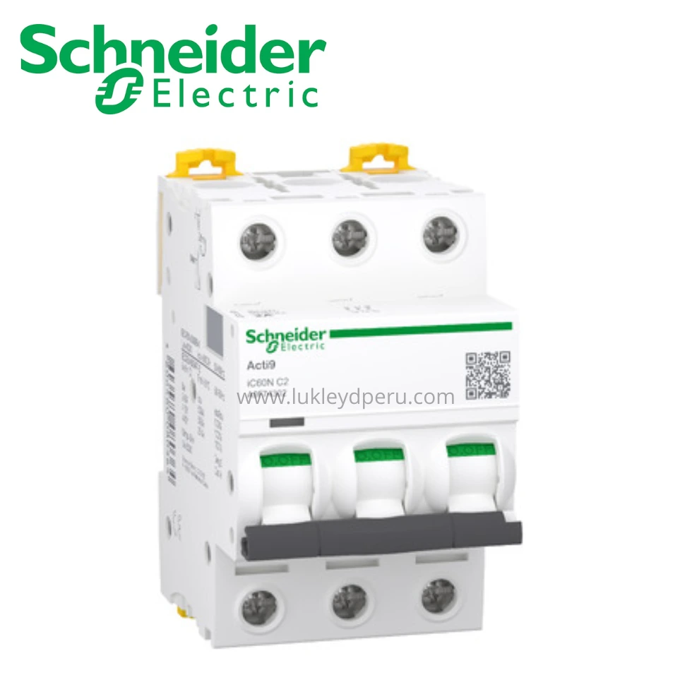 INTERRUPTOR TERMOMAGNETICO 3X63A ACTI 9 IC60N SCHNEIDER ELECTRIC