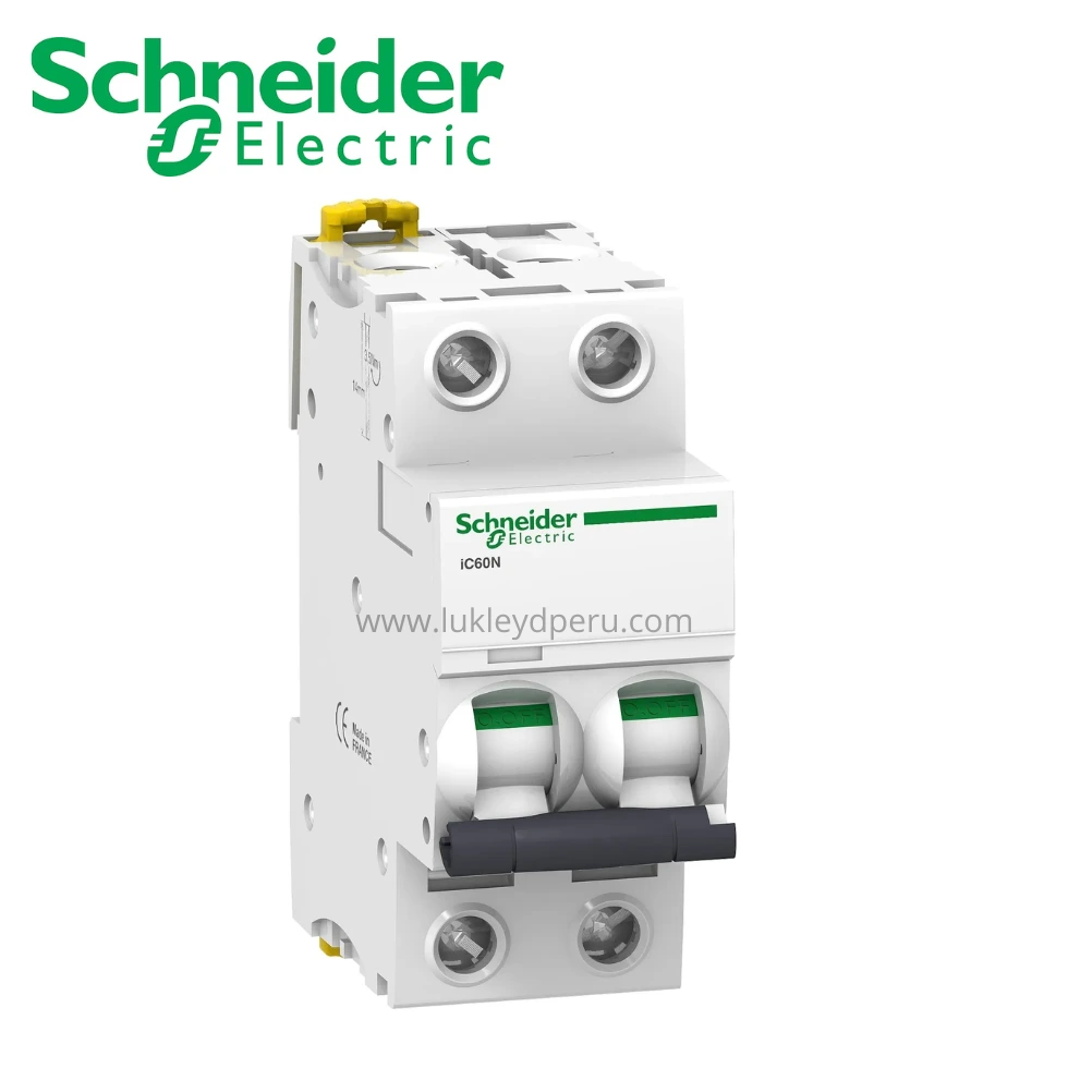 INTERRUPTOR TERMOMAGNETICO 2X63A ACTI 9 IC60N SCHNEIDER ELECTRIC