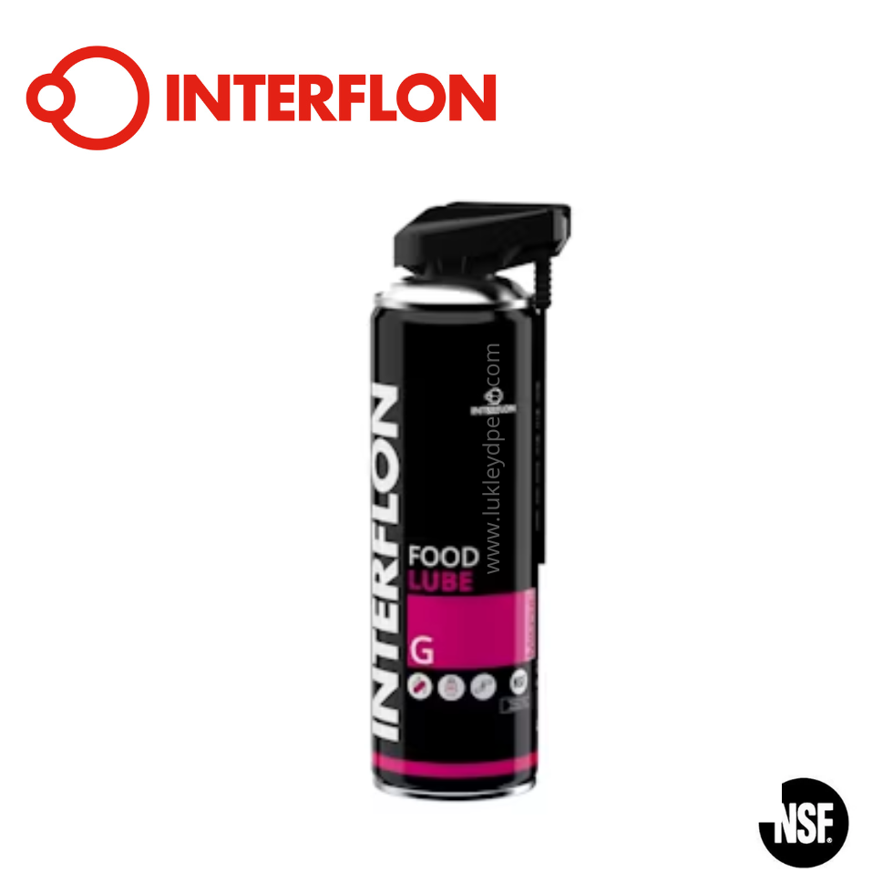 Interflon Food Lube G (Aerosol) - Lubricante para Industria Alimentaria NSF H1