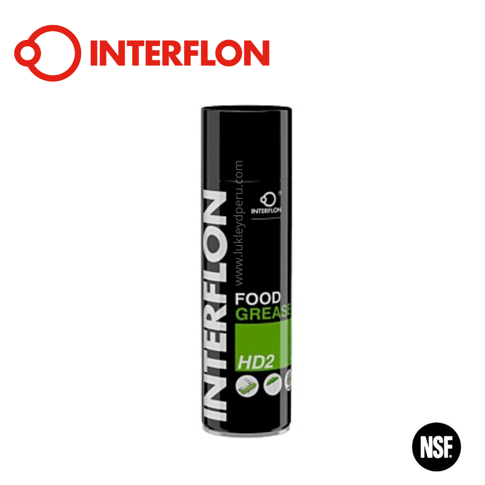 Interflon Grease HD2 (Aerosol) – Grasa de Alto Desempeño para Cargas Extremas con Tecnología MicPol®