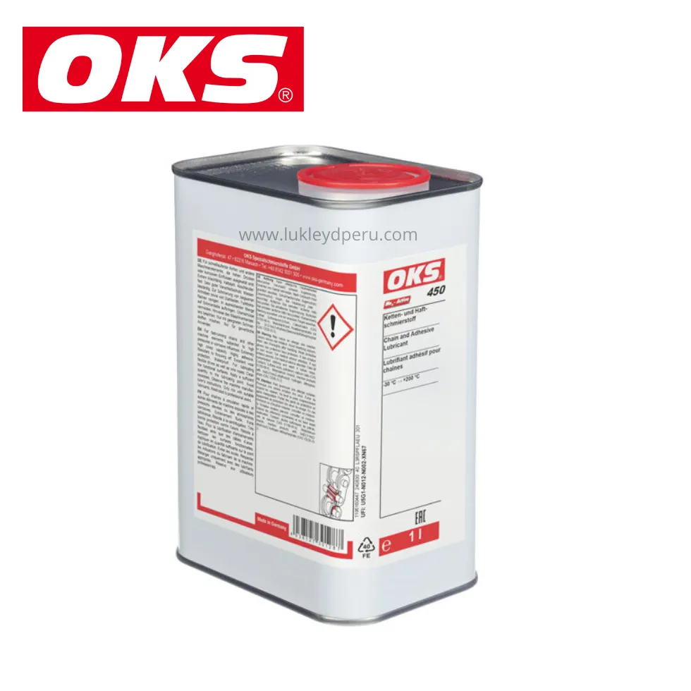 Lubricante para cadenas y lubricante adherente