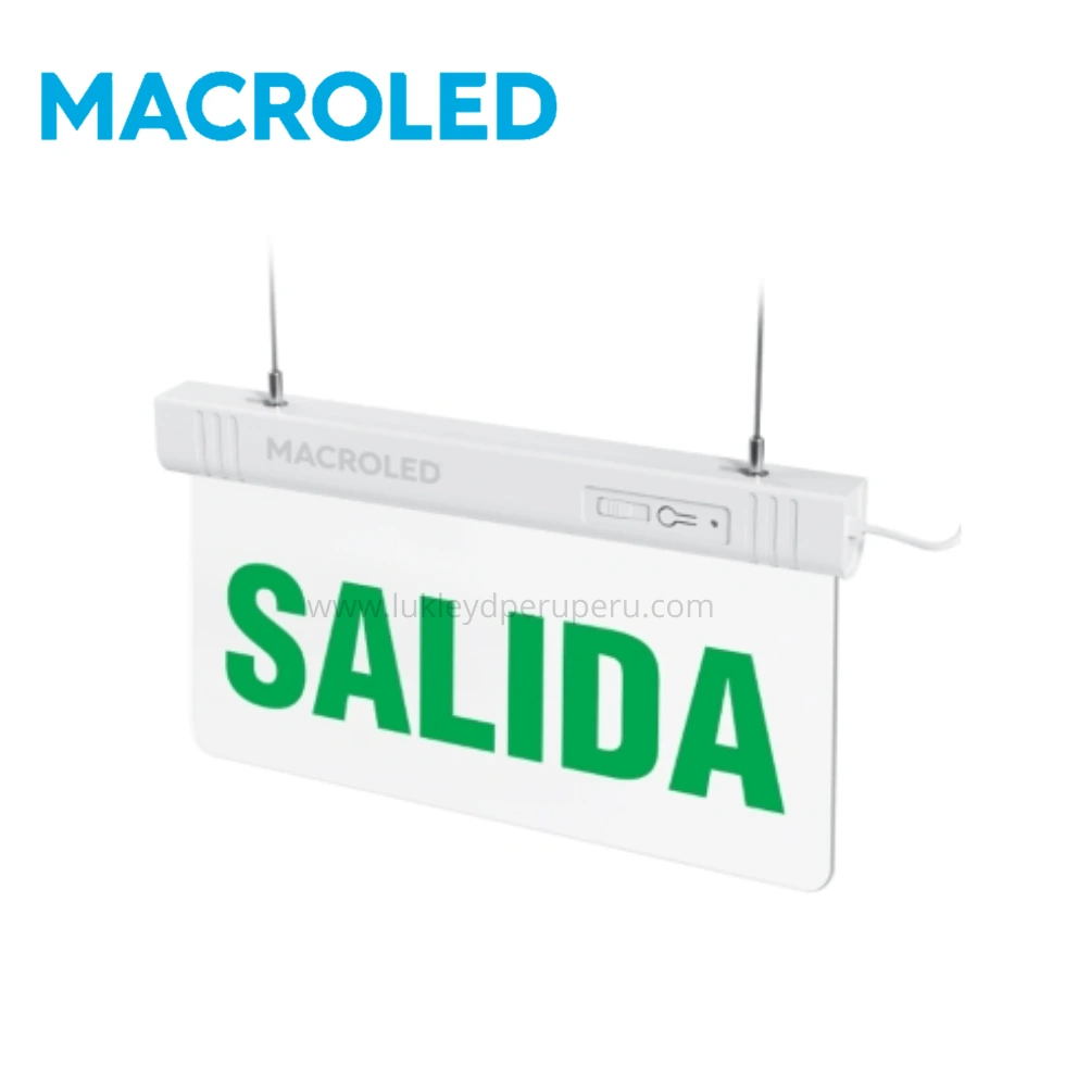 Luminaria de emergencia señal LED CSL-Salida 1W