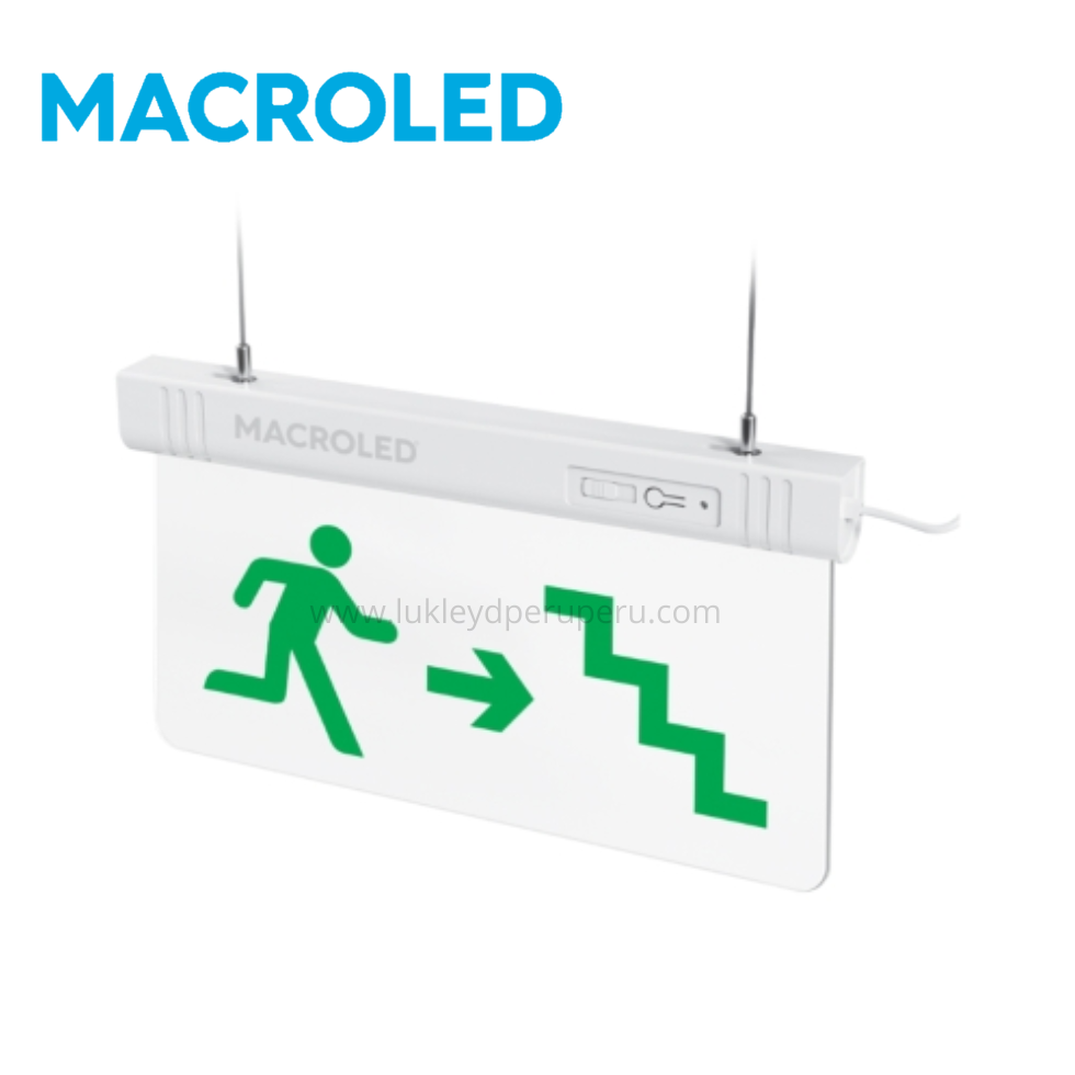 Luminaria de emergencia señal LED CSL-Escalera 1W
