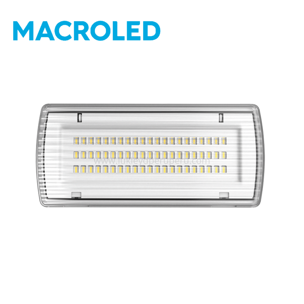 Luminaria de emergencia LED EML-IP65-400 2.5W 6500K - MACROLED