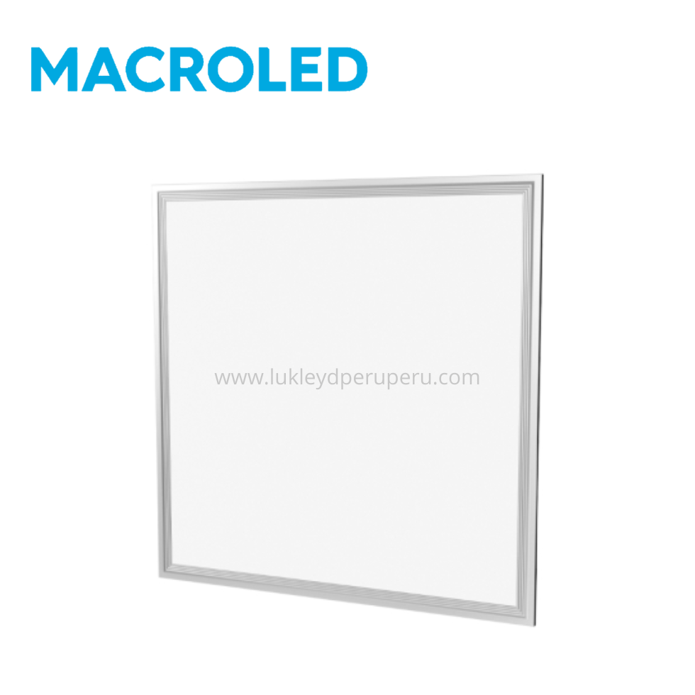 Panel LED cuadrado P40 40W/860 3600Lm 595x595mm para empotrar - MACROLED