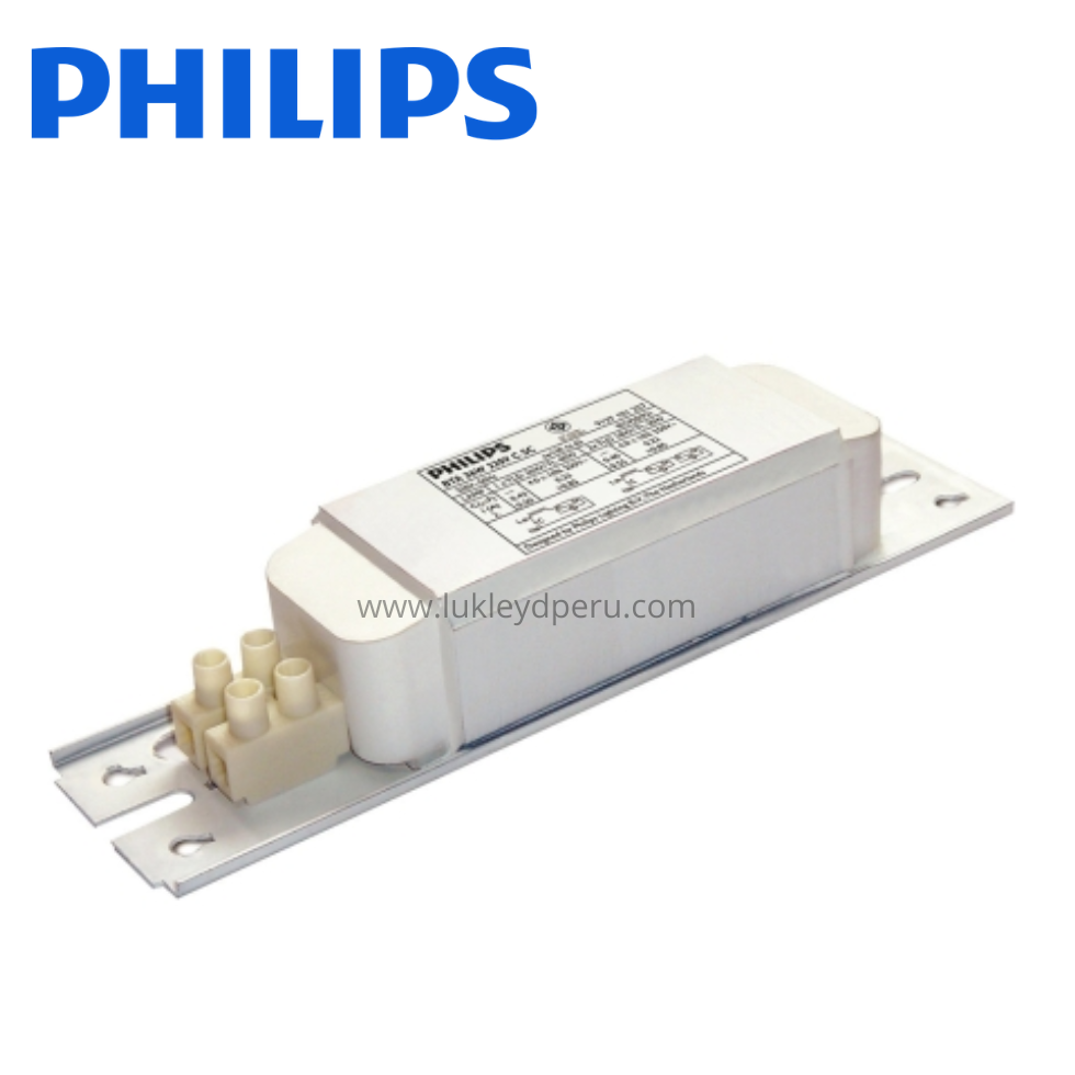 Reactor electromagnético para fluorescente 1x36/40W 220V 60Hz -PHILIPS