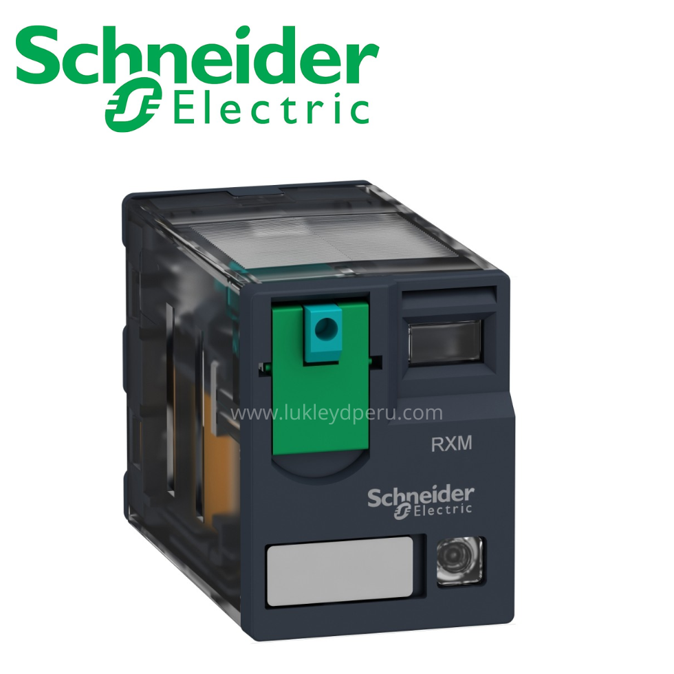 Relé 14 pines 24VAC para contactores 4NA/NC 6A 250V con LED SCHNEIDER ELECTRIC